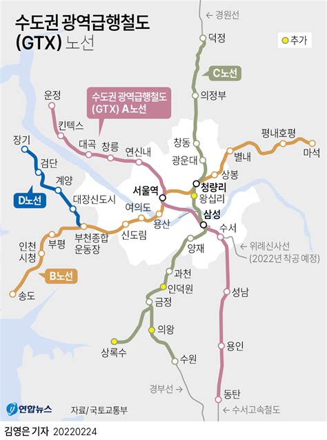 gtx-d|수도권 광역급행철도 D노선 .